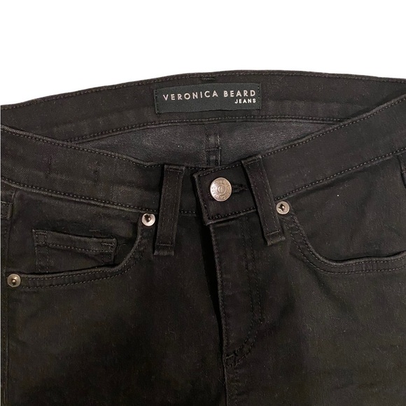 Veronica Beard Brooke 8.5” Skinny Jeans in Raven size 25 - Picture 4 of 8